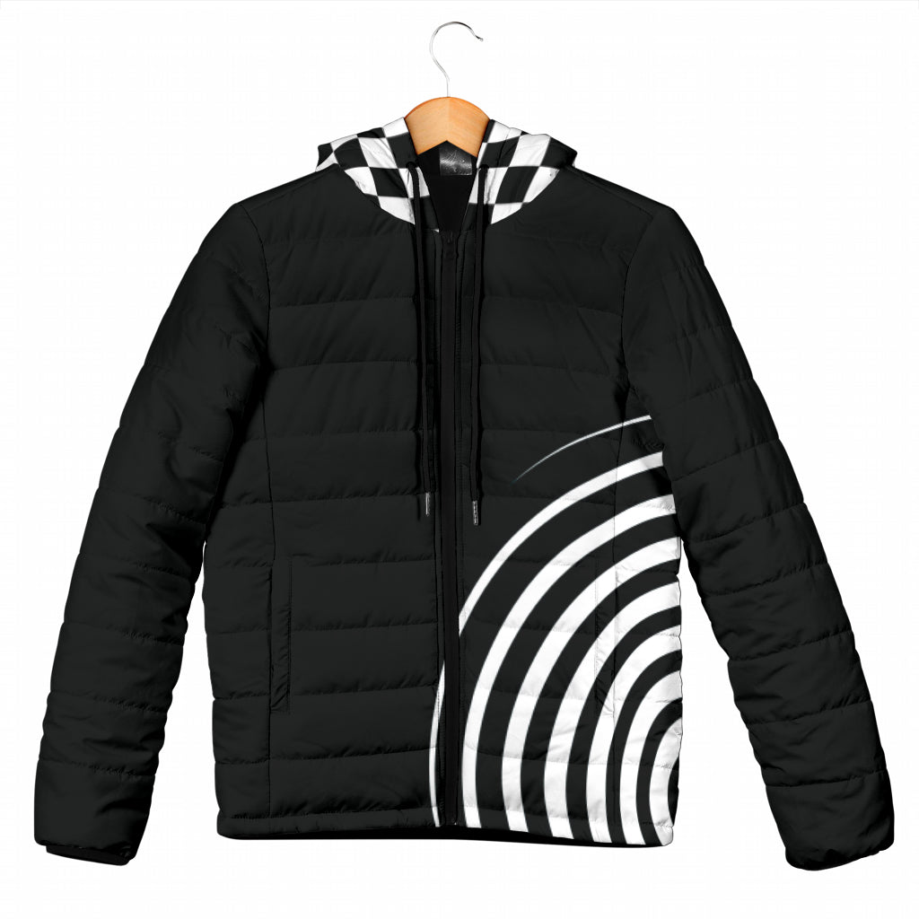 Übergangsjacke / Steppjacke "Sylli", schwarz/weiß