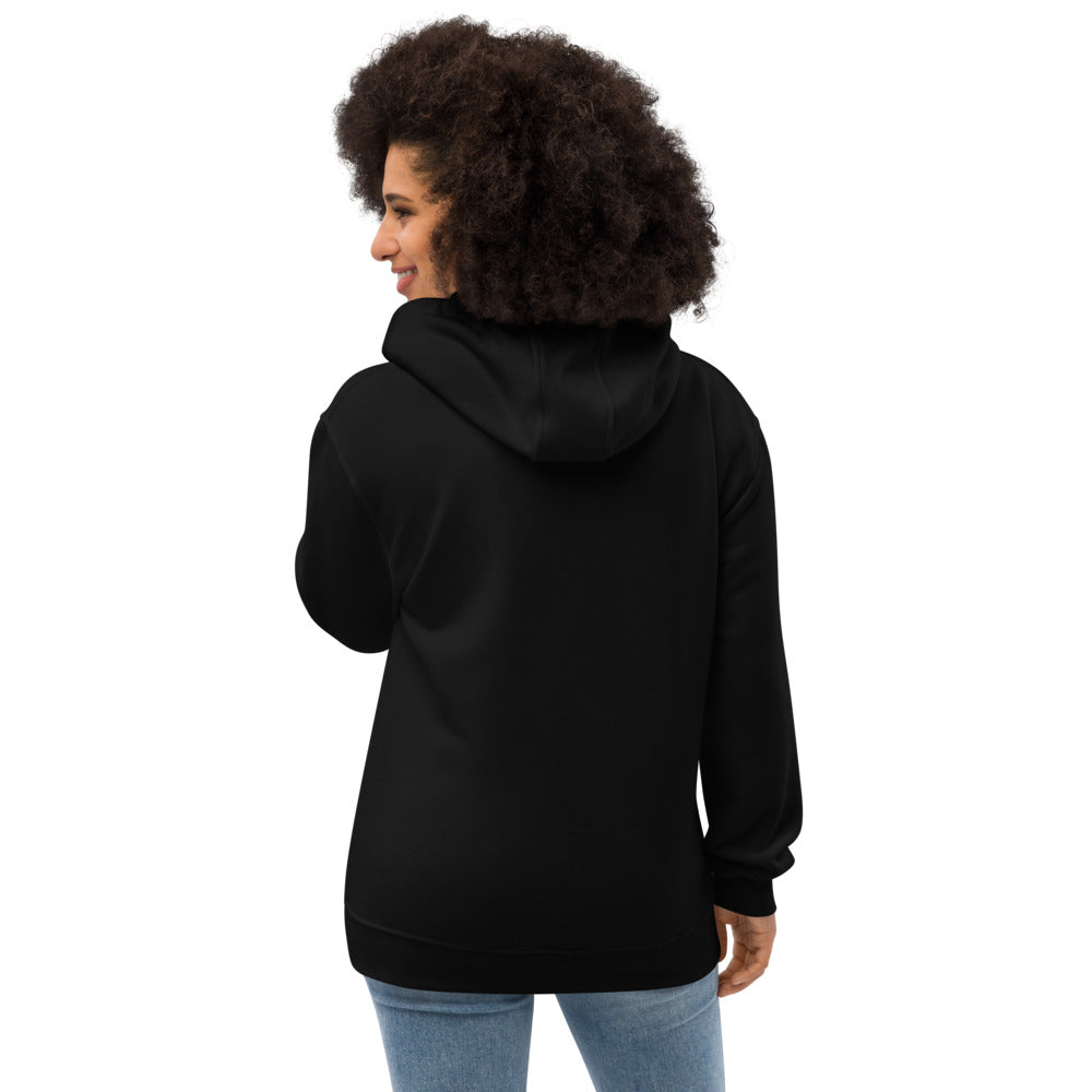 Kuschel-Bio-Hoodie "Other Than Normal", schwarz