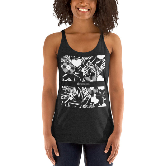 Racerback Tank-Top für Damen "Rock'n'roll"