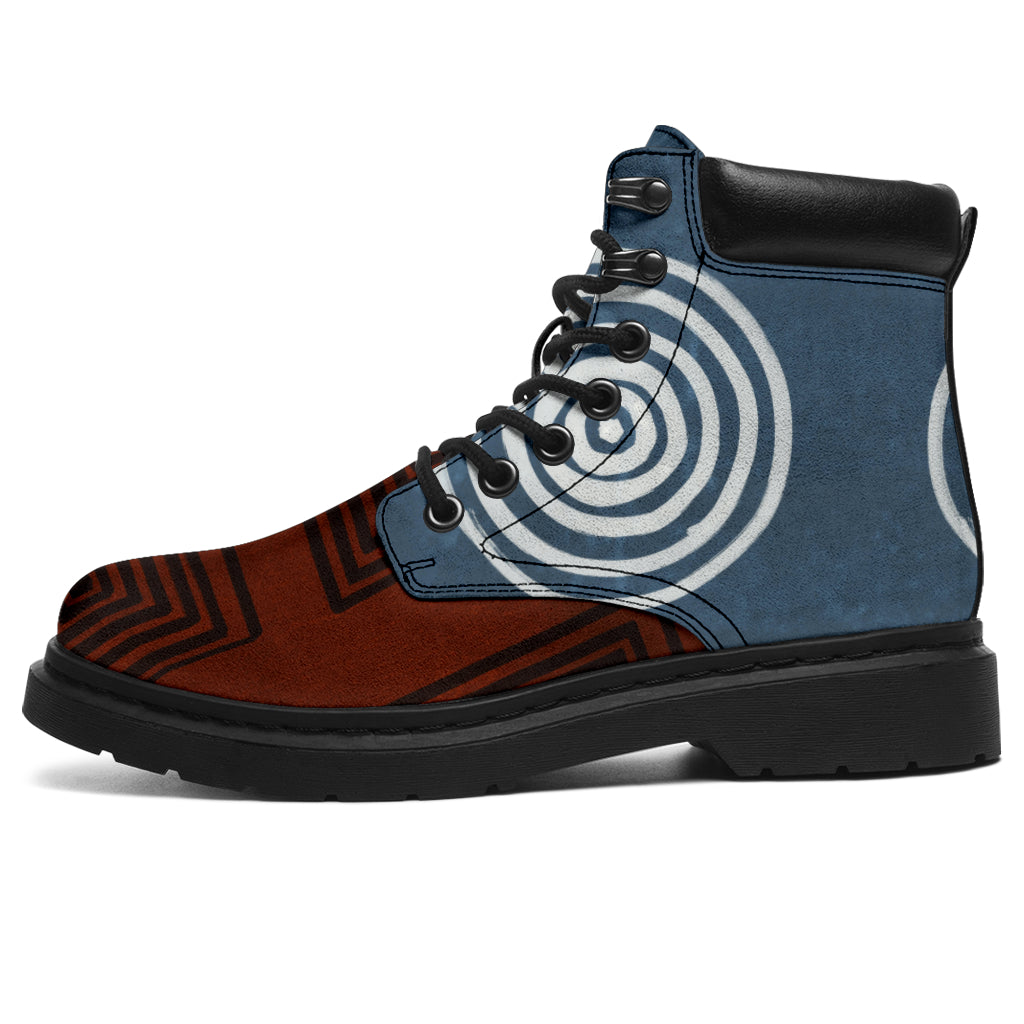 Alternative Boots - braun/blau