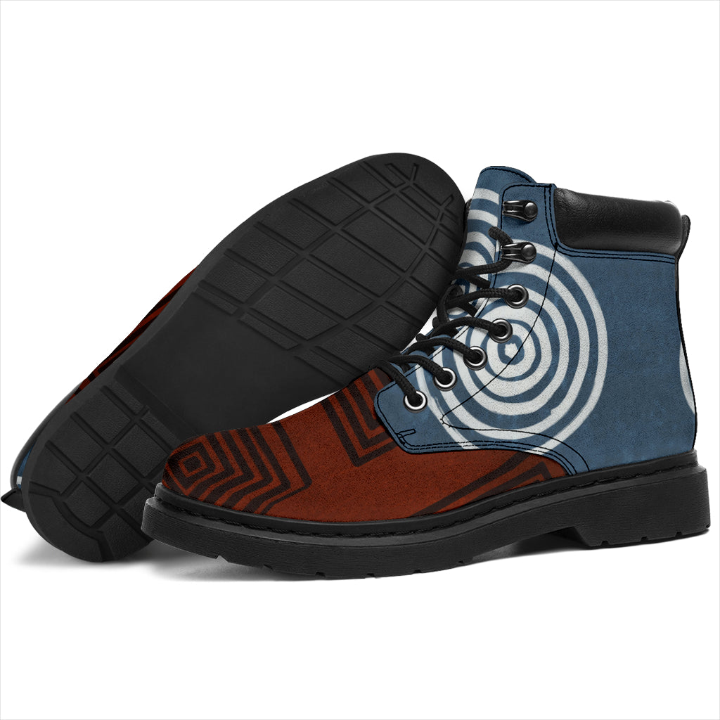 Alternative Boots - braun/blau