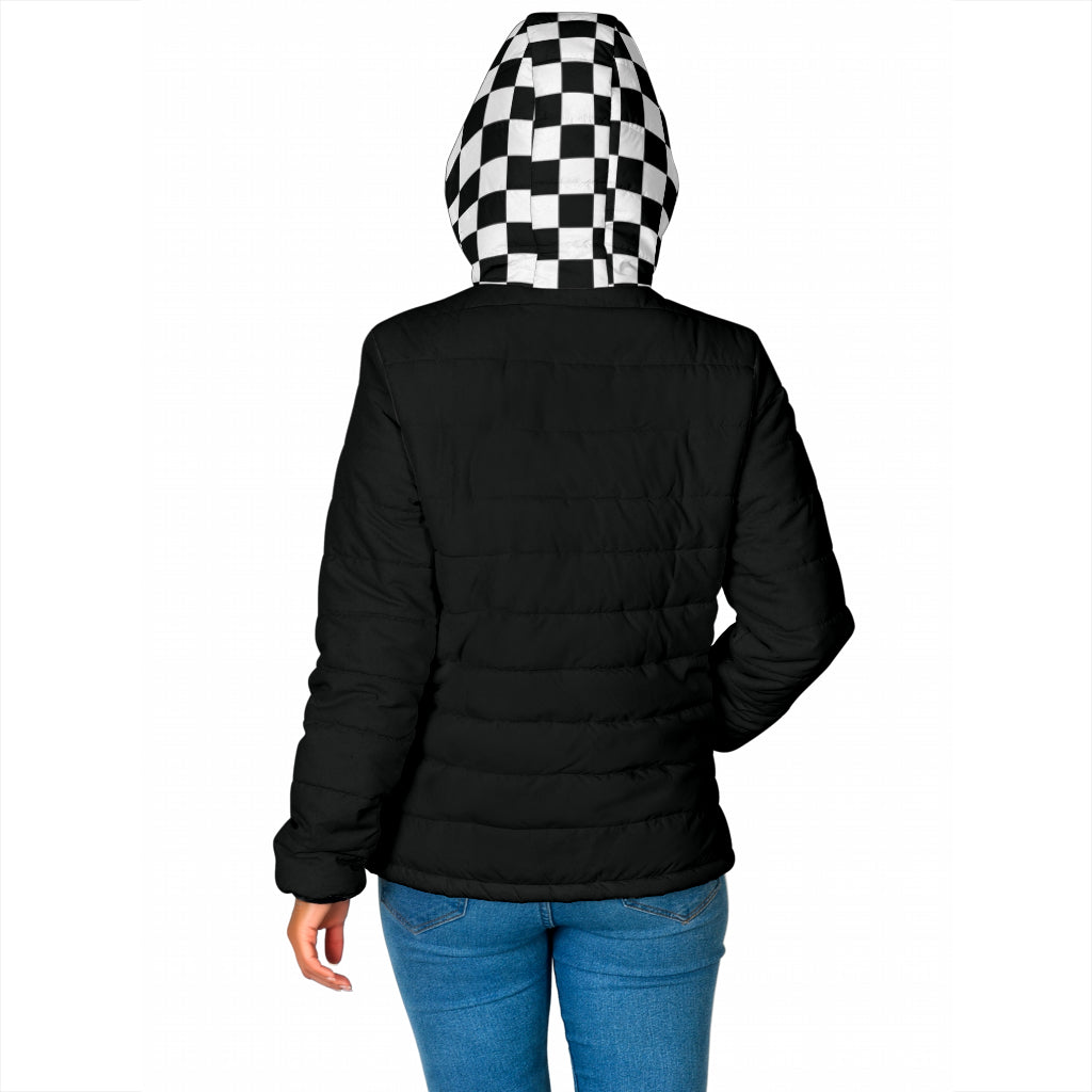 Übergangsjacke / Steppjacke "Sylli", schwarz/weiß