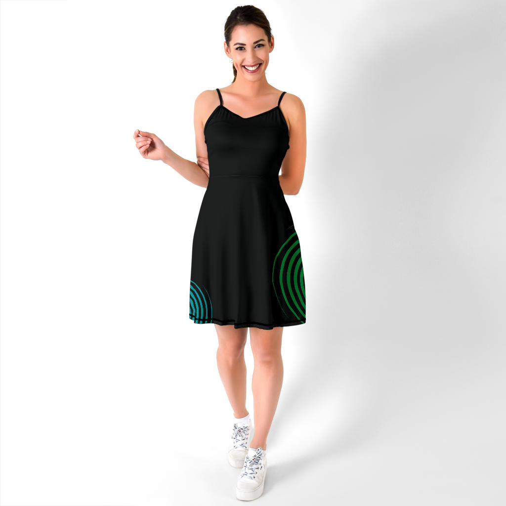 Designer-Kleid "Anouk", Spaghetti-Träger