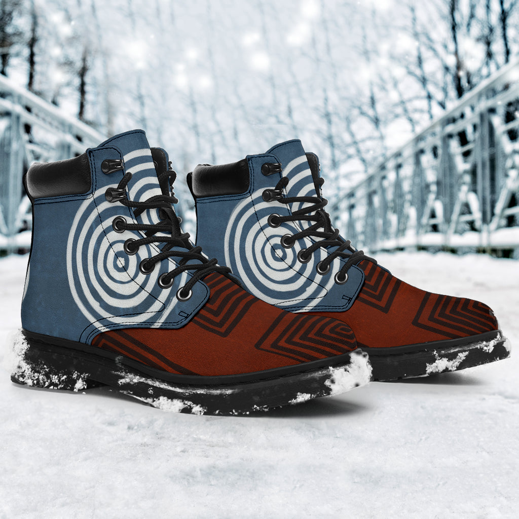 Alternative Boots - braun/blau