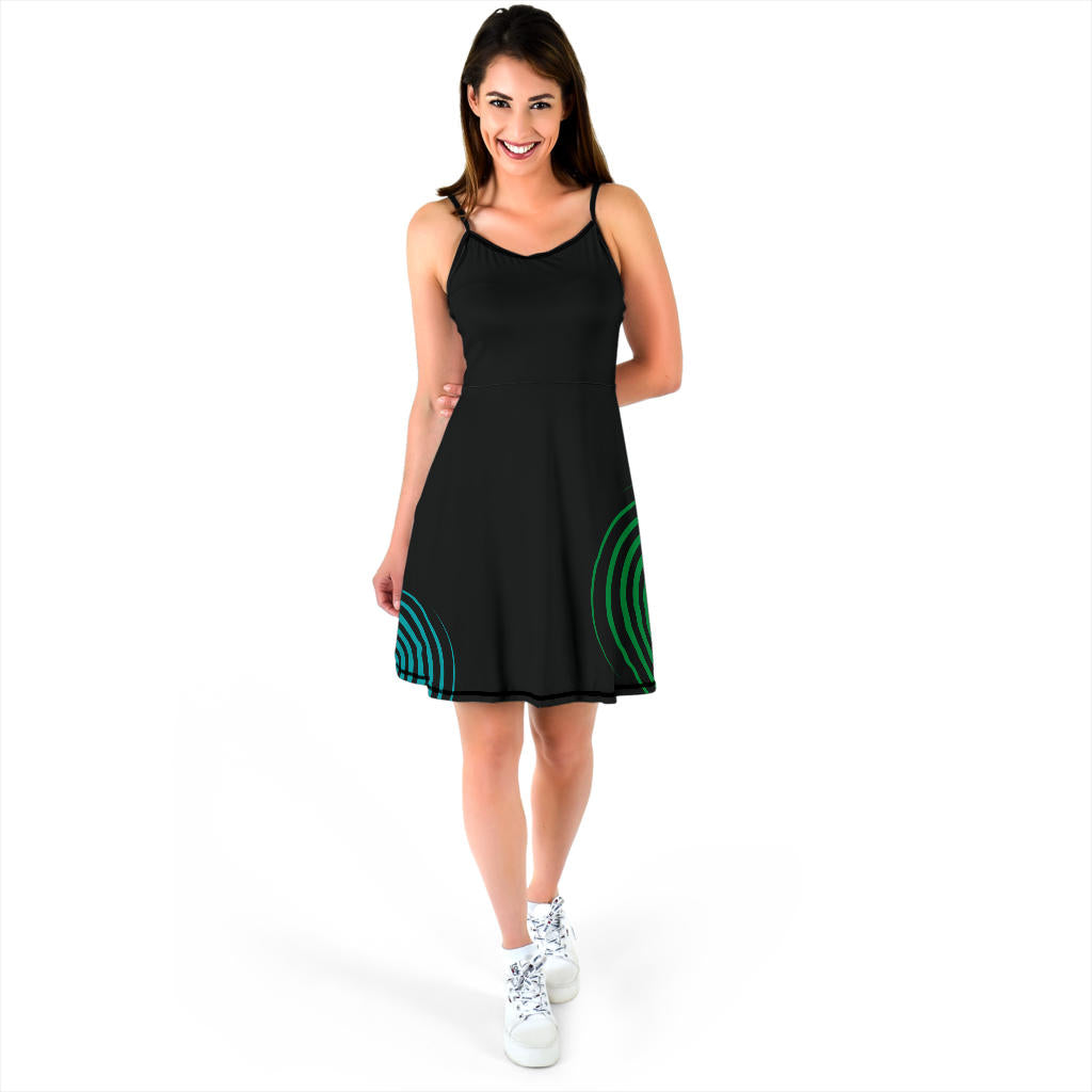 Designer-Kleid "Anouk", Spaghetti-Träger