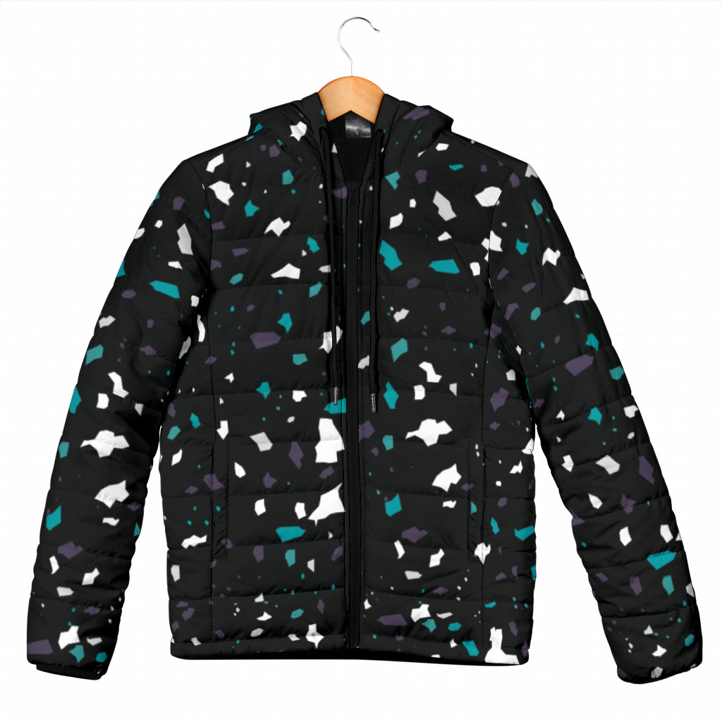 Jacke "Melanie" - schwarz/türkis/weiß
