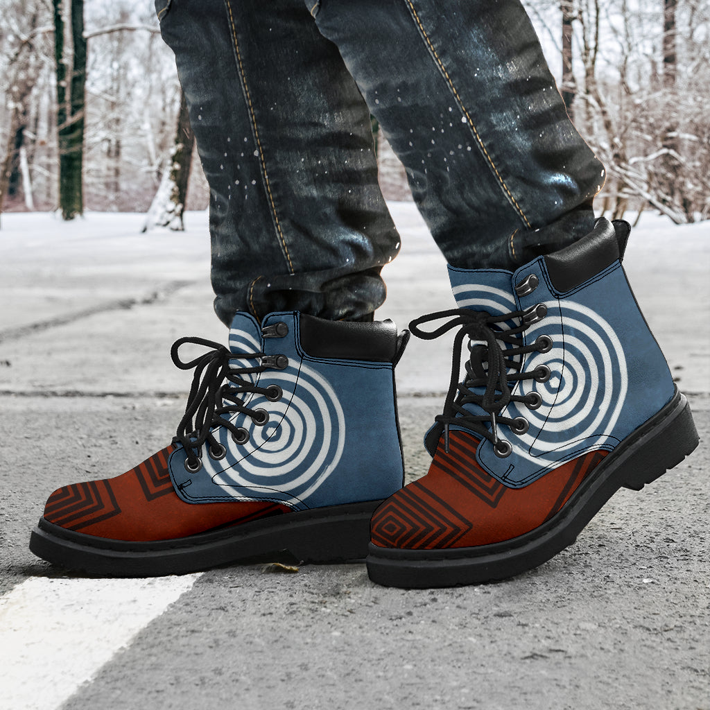 Alternative Boots - braun/blau