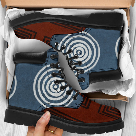 Alternative Boots - braun/blau