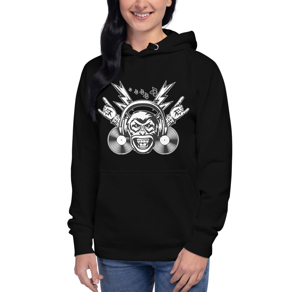Baumwoll-Hoodie "Laut"